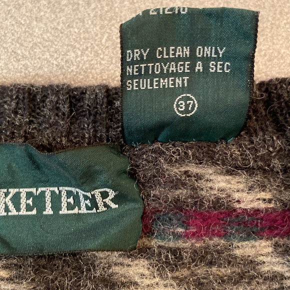 Cricketeer - Vintage Grandpa 100% pure virgin wool sweater    Size L - Picture 4 of 8